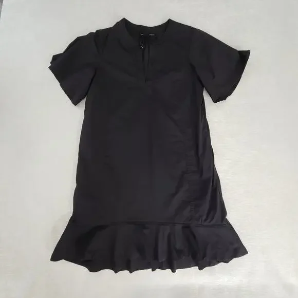 Proenza Schouler silk babydoll dress black Size 4 Preloved Excellent Whimisgoth - Picture 4 of 11